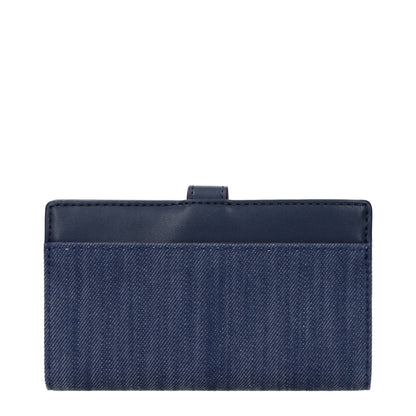 Michael Kors Blue Fabric Wallet
