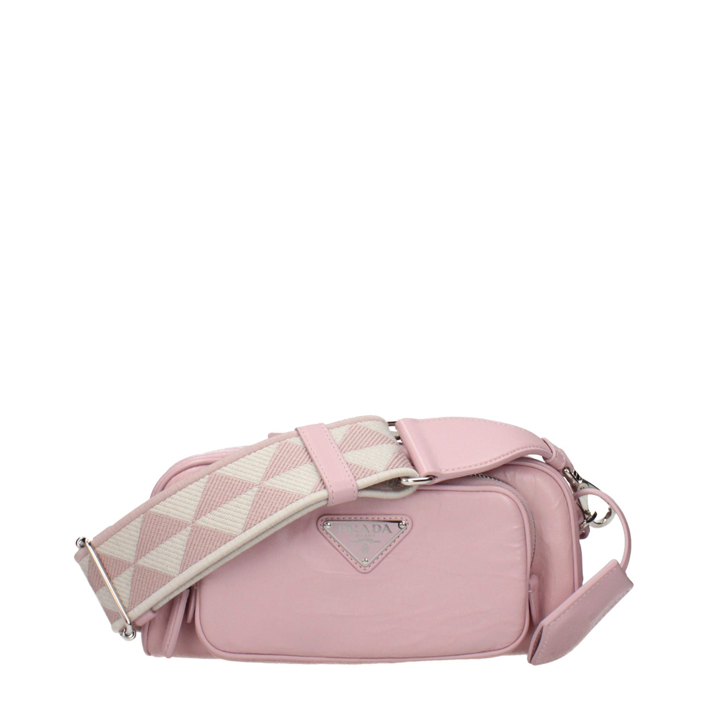 Prada Pink Leather Crossbody Bag