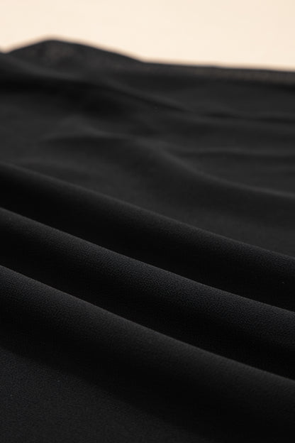 Black Printed Sleeveless Maxi Dress